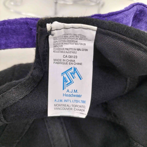 a.j.m.head wear ツートンキャップ メンズ