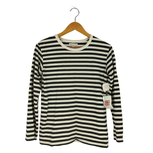 アニエスベー agnes b. PARIS ボーダー コットン ロングスリーブTシャツ レディース イ