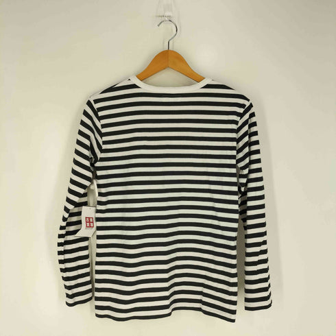 アニエスベー agnes b. PARIS ボーダー コットン ロングスリーブTシャツ レディース イ