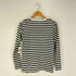 アニエスベー agnes b. PARIS ボーダー コットン ロングスリーブTシャツ レディース イ