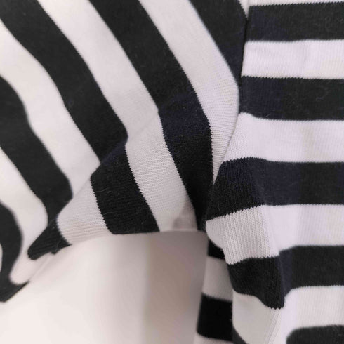 アニエスベー agnes b. PARIS ボーダー コットン ロングスリーブTシャツ レディース イ