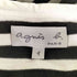 アニエスベー agnes b. PARIS ボーダー コットン ロングスリーブTシャツ レディース イ