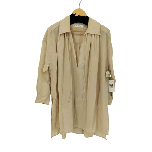サクラ SACRA オープンネックロングシャツ レディース JPN:38