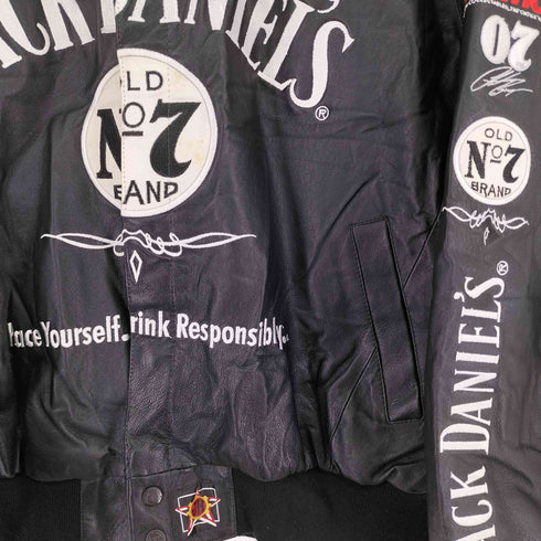 ジェイエイチデザイン JH Design 00S 総刺繍レザーレーシングジャケット メンズ import:XXL