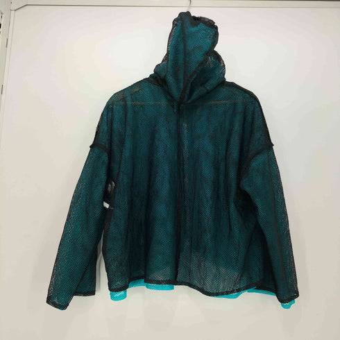 イッセイミヤケ ISSEY MIYAKE 90S 92SS ジップアップ メッシュ パーカー レディース JPN:M