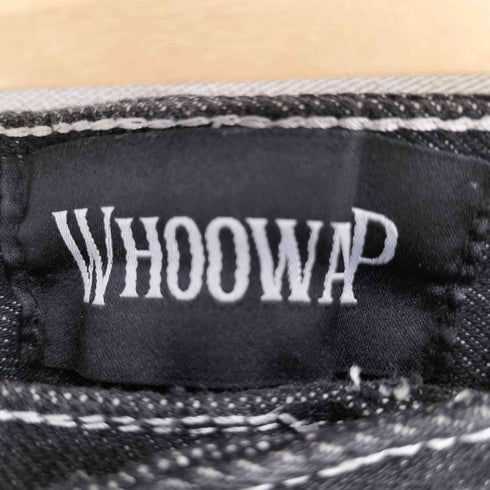 WHOOWAP patchwork wide denim pants パッチワーク ツギハギデニム メンズ JPN:M