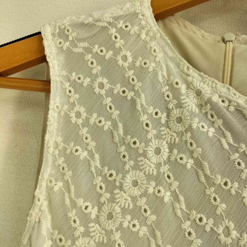 ザラ ZARA ZW COLLECTION エンブロイダリー 刺繍ワンピース レディース import:XS