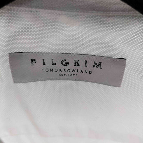ピルグリム PILGRIM コットンレノクロス ループボタンダウンシャツ メンズ import:M
