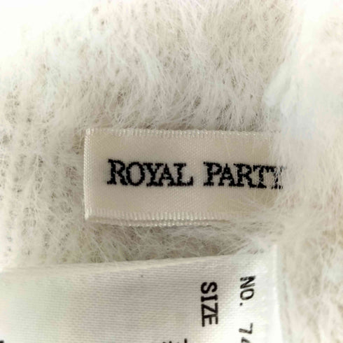 ロイヤルパーティー ROYAL PARTY カシュクールシャギーニットトップス レディース FREE