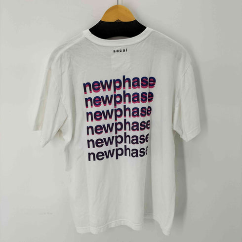 サカイ Sacai 20SS S/S 両面ロゴプリント クルーネックTシャツ メンズ JPN:3