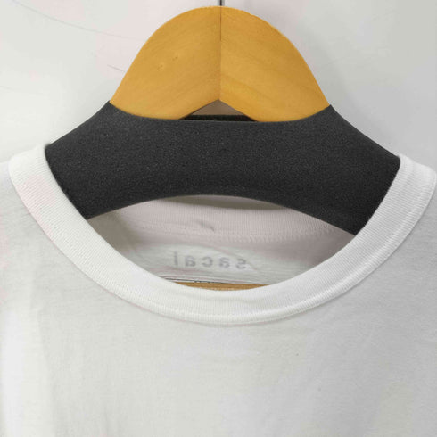 サカイ Sacai 20SS S/S 両面ロゴプリント クルーネックTシャツ メンズ JPN:3