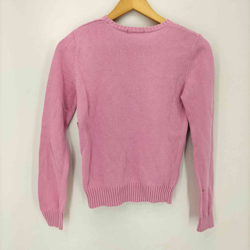 ラルフローレン RALPH LAUREN スモールポニー刺繍 コットンニット レディース import:L