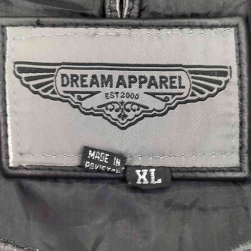 DREAM APPAREL レザー ベスト ベルトギミック メンズ L XL