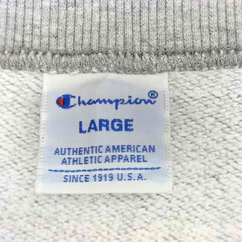 チャンピオン Champion 刺繍ロゴ クルーネックスウェット メンズ L