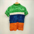 ポロバイラルフローレン Polo by RALPH LAUREN ビッグポニー刺繍 総柄 ポロシャツ メンズ import:M