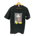 チャンピオン Champion USA製 T1011 チェッカーフラッグ キャラクタープリント Tシャツ メンズ import:L