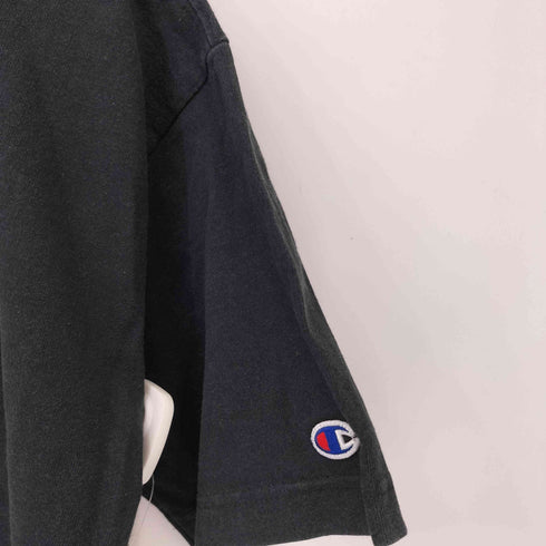 チャンピオン Champion USA製 T1011 チェッカーフラッグ キャラクタープリント Tシャツ メンズ import:L