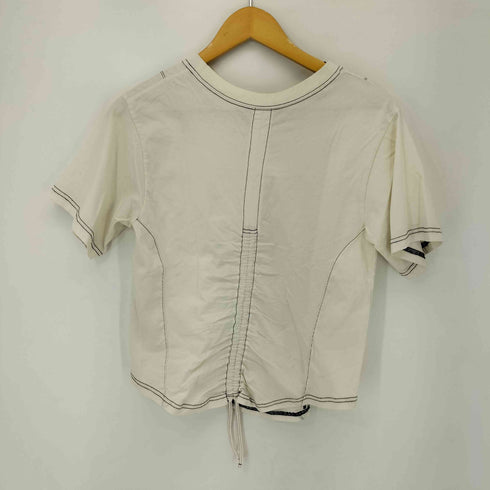メゾンスペシャル MAISON SPECIAL 22SS 2WAYシャーリングTシャツ レディース FREE