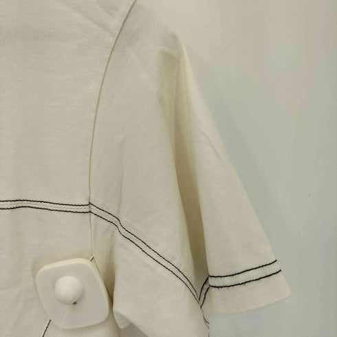 メゾンスペシャル MAISON SPECIAL 22SS 2WAYシャーリングTシャツ レディース FREE