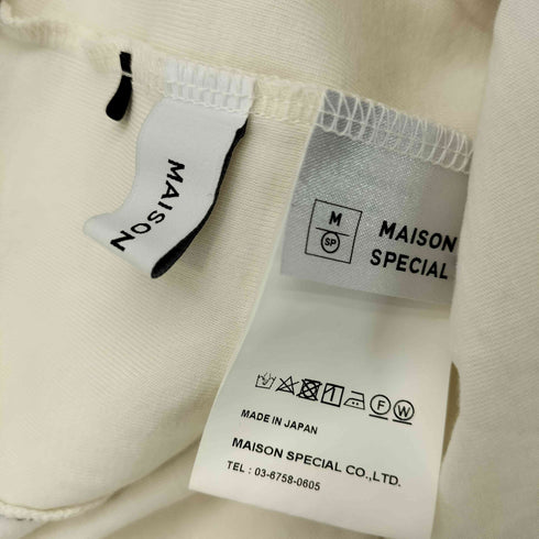 メゾンスペシャル MAISON SPECIAL 22SS 2WAYシャーリングTシャツ レディース FREE