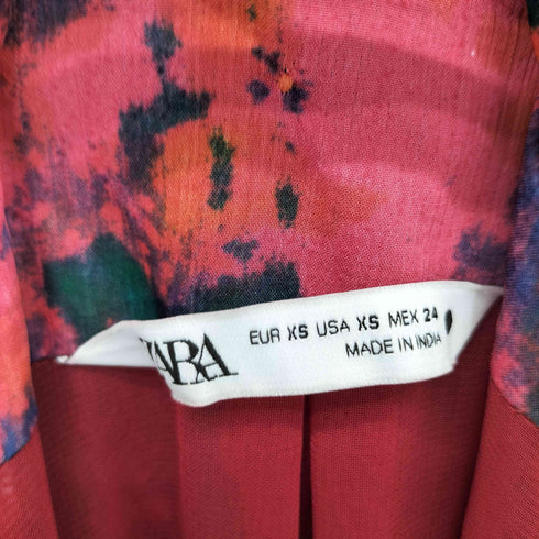ザラ ZARA ストーン装飾 マルチカラー ワンピース レディース import:XS