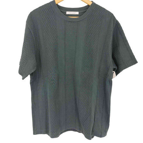 ジャーナルスタンダード JOURNAL STANDARD ジャガードストライプ クルーネック半袖編みTシャツ メンズ JPN:M