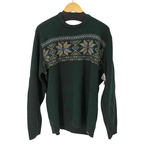 エディーバウアー Eddie Bauer ウール混デザインニット メンズ import:XL