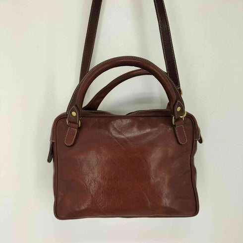 ヒロフ HIROFU 2WAY レザー ハンド ショルダーバッグ レディース