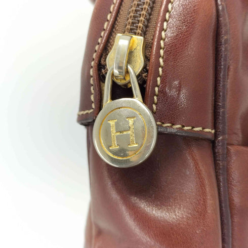ヒロフ HIROFU 2WAY レザー ハンド ショルダーバッグ レディース