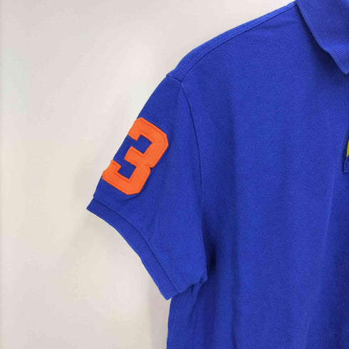 ポロラルフローレン POLO RALPH LAUREN ビッグ ポニー 刺繍 ナンバリング S/S ポロシャツ メンズ import:S