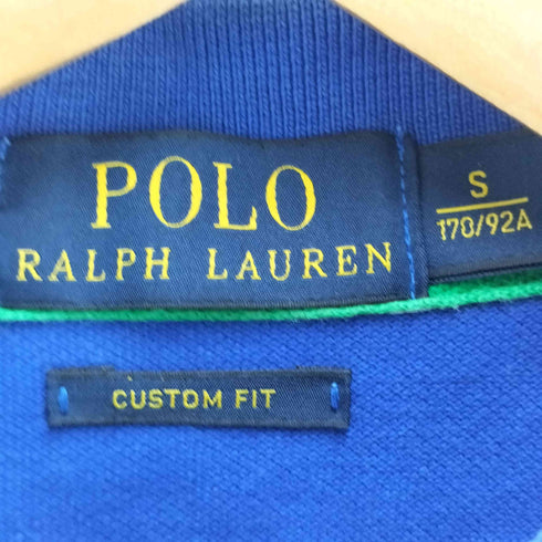 ポロラルフローレン POLO RALPH LAUREN ビッグ ポニー 刺繍 ナンバリング S/S ポロシャツ メンズ import:S