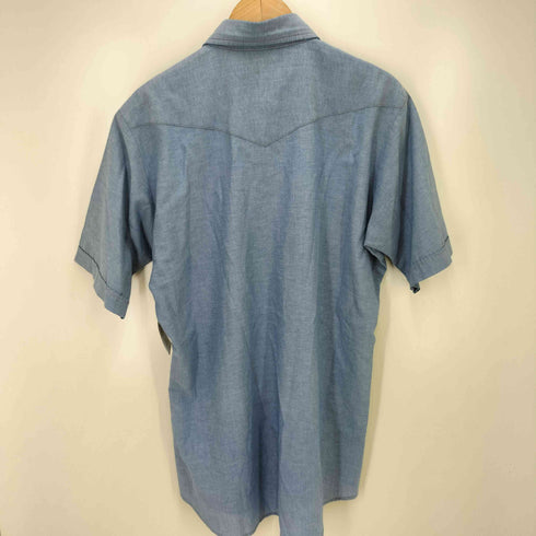 SADDLE KING 90S シャンブレー S/S ウエスタン シャツ メンズ
