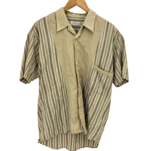 CHARIOT BRAND 総柄 ドッキング S/S ダブルボタン シャツ メンズ JPN:M