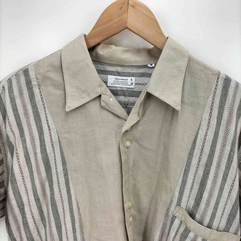 CHARIOT BRAND 総柄 ドッキング S/S ダブルボタン シャツ メンズ JPN:M