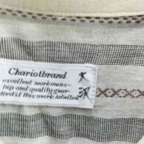 CHARIOT BRAND 総柄 ドッキング S/S ダブルボタン シャツ メンズ JPN:M