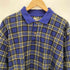 BASIC EQUIPMENT タータン チェック L/S ポロシャツ メンズ import:M