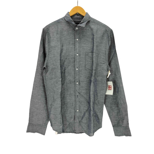 サックスフィフスアベニュー SAKS FIFTH AVENUE リネン混 レギュラーカラーシャツ メンズ import:S