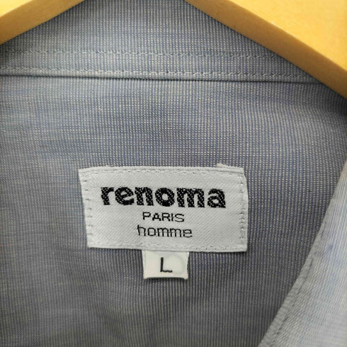 レノマ renoma PARIS レギュラーカラーシャツ メンズ import:L