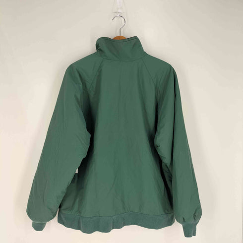 ランズエンド LANDS END 90s 裏地フリース ロゴパッチ ラグラン ハイネック ジップアップジャケット メンズ import:M
