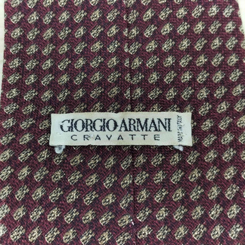 ジョルジオアルマーニ Giorgio Armani 総柄ネクタイ メンズ