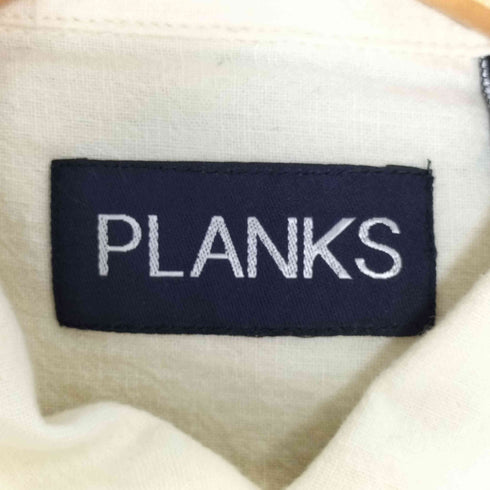 PLANKS コットンリネン オープンカラーシャツ メンズ XXL