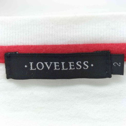 ラブレス LOVELESS シャツレイヤードデザインs/s Tシャツ メンズ JPN:2