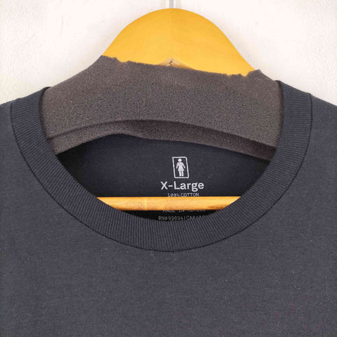 GIRL SKATEBOARD フロントプリント L/S Tシャツ メンズ import:XL