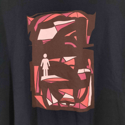 GIRL SKATEBOARD フロントプリント L/S Tシャツ メンズ import:XL