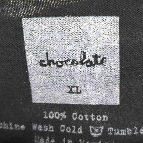 CHOCOLATE フロントプリント L/S Tシャツ メンズ import:XL