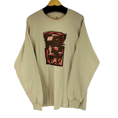 GIRL SKATEBOARD フロントプリント L/S Tシャツ メンズ import:XL