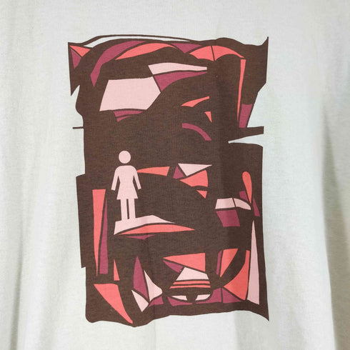 GIRL SKATEBOARD フロントプリント L/S Tシャツ メンズ import:XL