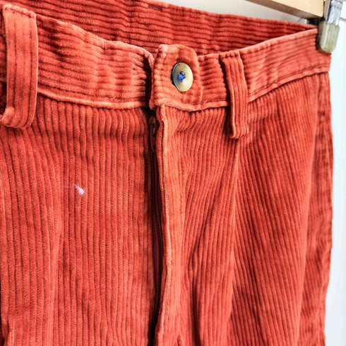 ランズエンド LANDS END 90S 太畝 コーデュロイ パンツ ロケットTALON レディース