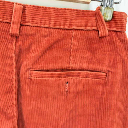 ランズエンド LANDS END 90S 太畝 コーデュロイ パンツ ロケットTALON レディース