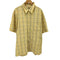 ヴァンヒューゼン VAN HEUSEN 90-00s シアサッカー S/S チェックシャツ メンズ import:XXL